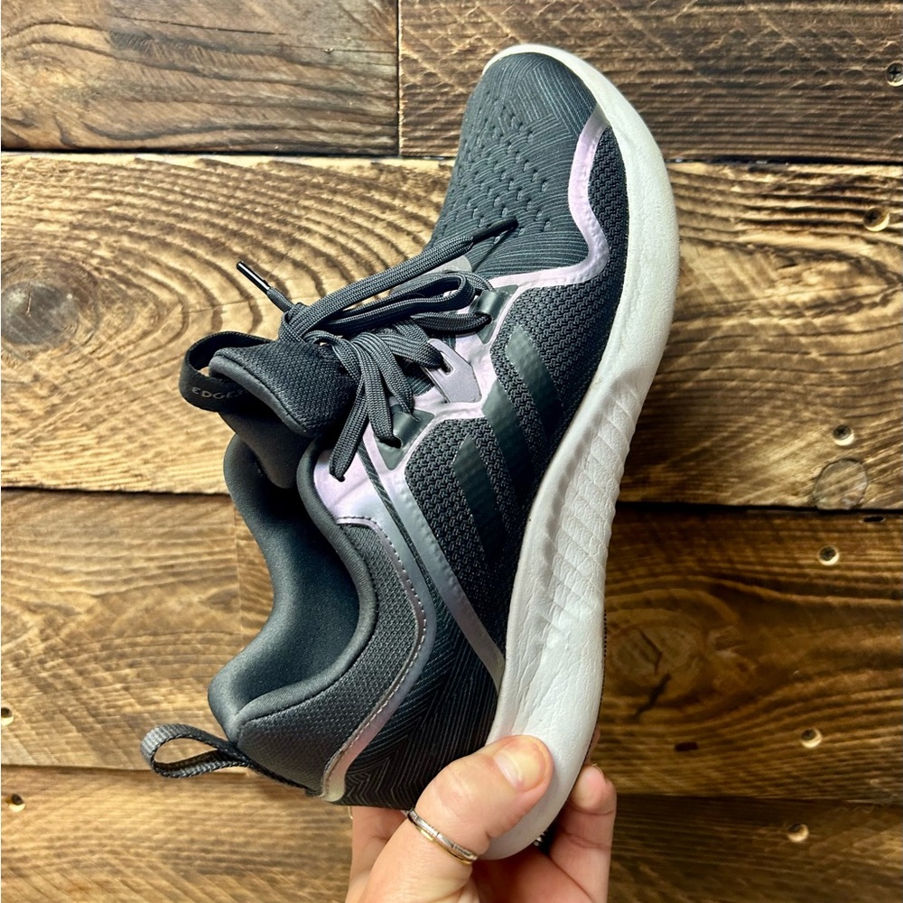 Adidas Women's Black and White Sneakers